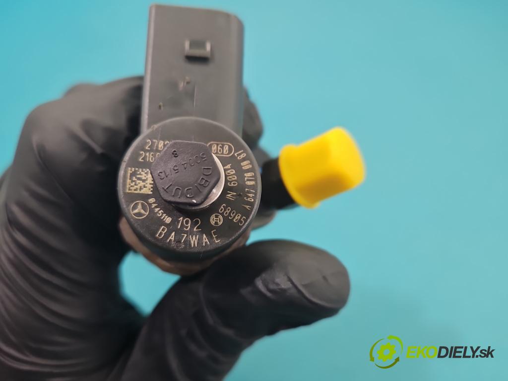 Mercedes Vito W639 2003-2014 2.2 cdi (646982) 150 HP manual 110 kW 2148 cm3 5- vstrek 0445110192 (Vstrekovač paliva)