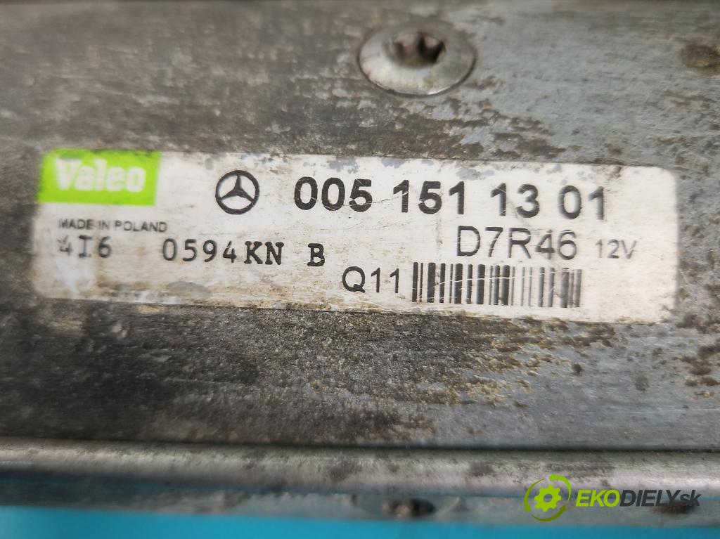 Mercedes Vito W639 2003-2014 2.2 cdi (646982) 150 hp manual 110 kW 2148 cm3 5- startér: 0051511301 (Startér)