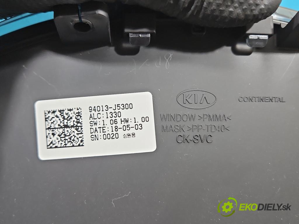 Kia Stinger 2017-2023 2.0 T-GDI: 256KM automatic 188 kW 1998 cm3 5- prístrojovka/ budíky 94013-J5300 (Prístrojová doska)