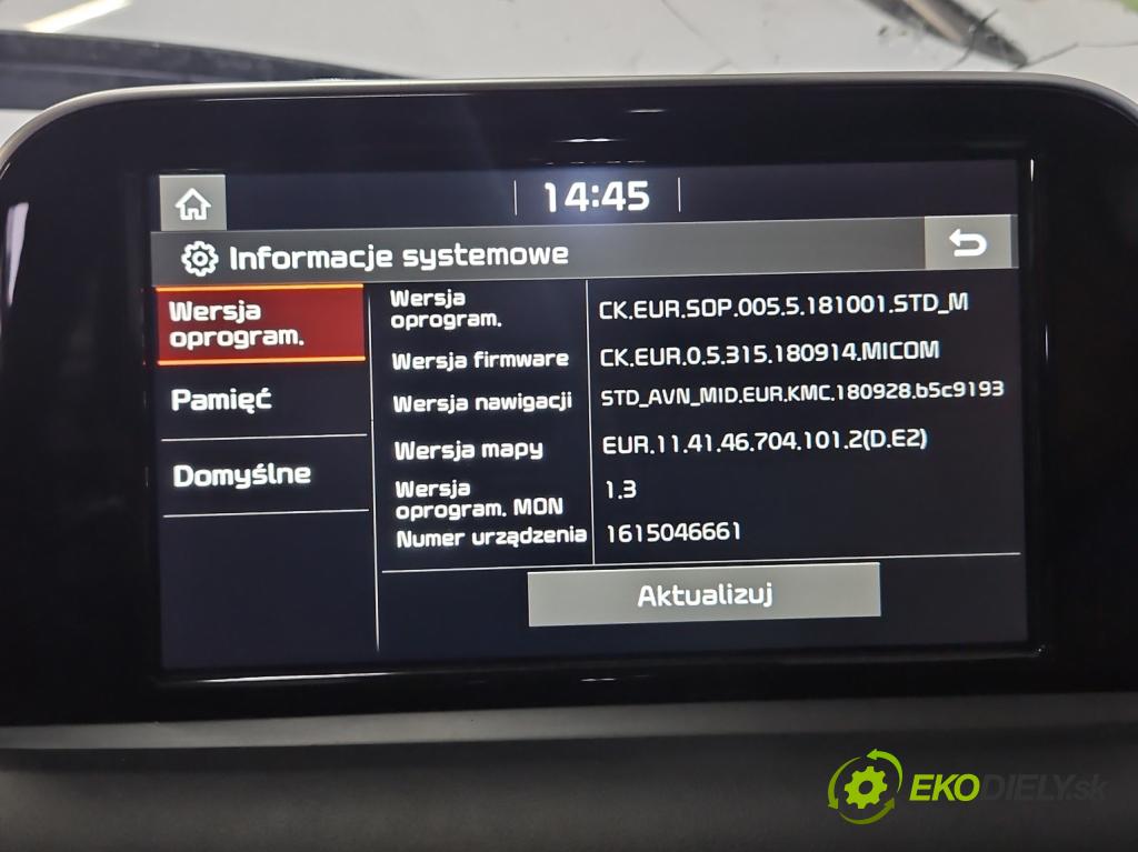 Kia Stinger 2017-2023 2.0 T-GDI: 256KM automatic 188 kW 1998 cm3 5- Zobrazit: 96525-J5400 (Prístrojová doska)