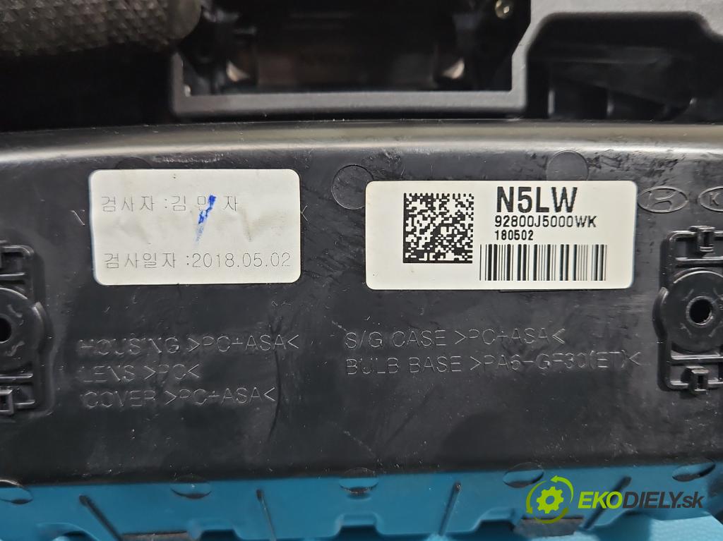 Kia Stinger 2017-2023 2.0 T-GDI: 256KM automatic 188 kW 1998 cm3 5- svetlo / reflektor interiéra 92800J5000WK