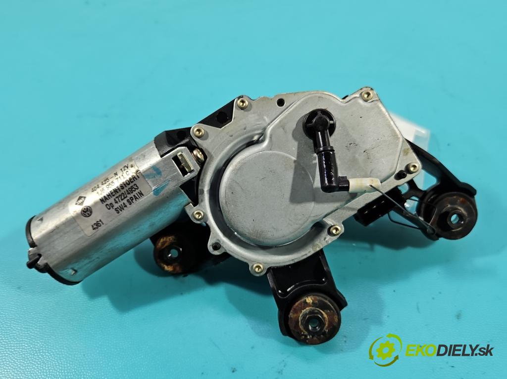 Seat Leon I 1999-2005 1.6 16V 105 HP manual 77 kW 1598 cm3 5- motor stieračov zadné 1J6955711C