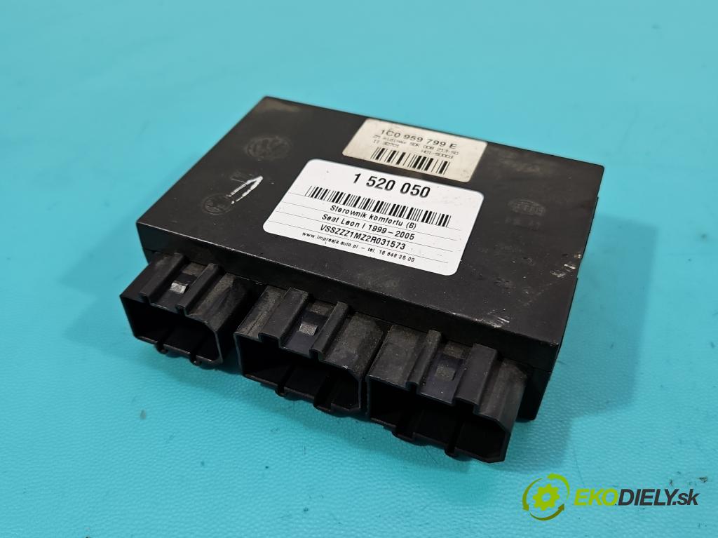 Seat Leon I 1999-2005 1.6 16V 105 HP manual 77 kW 1598 cm3 5- riadiaca jednotka komfortu 1C0959799E