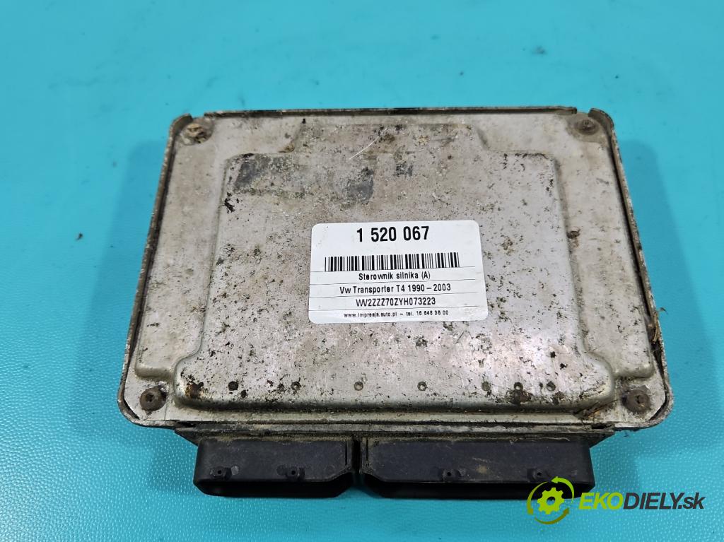 Vw Transporter T4 1990-2003 2.5 TDI 88 HP manual 65 kW 2461 cm3 5- riadiaca jednotka motora 074906018B