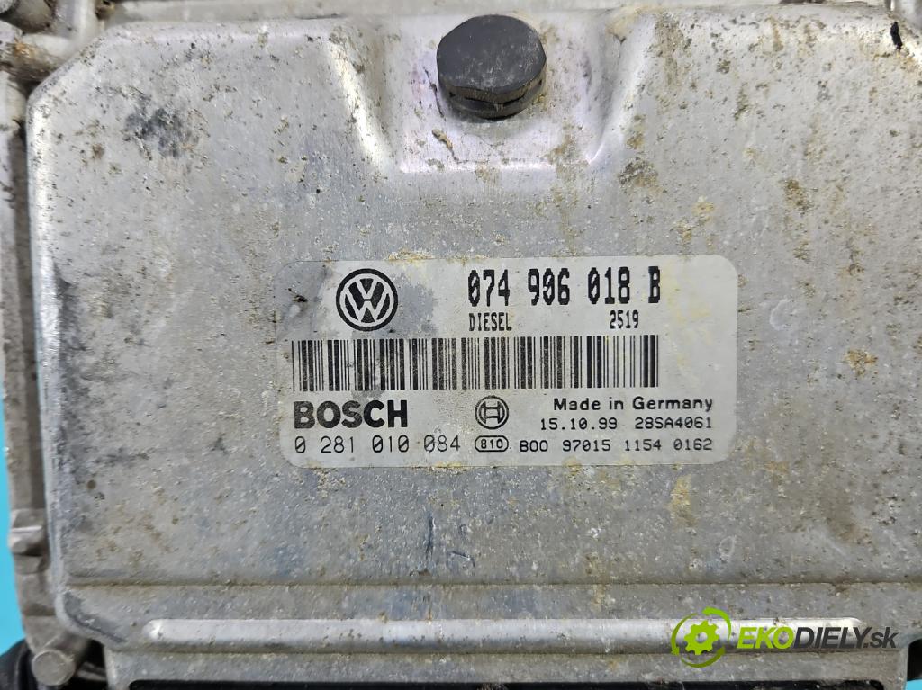 Vw Transporter T4 1990-2003 2.5 TDI 88 HP manual 65 kW 2461 cm3 5- riadiaca jednotka motora 074906018B