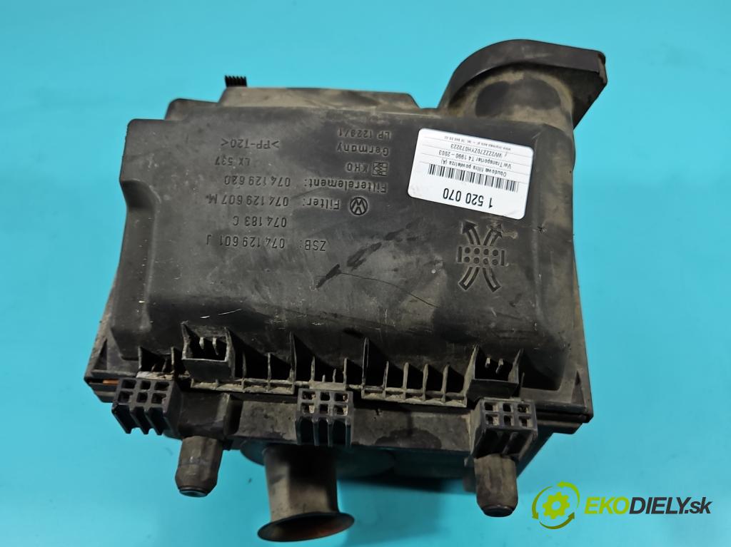 Vw Transporter T4 1990-2003 2.5 TDI 88 HP manual 65 kW 2461 cm3 5- obal filtra vzduchu 074129601J (Obal vzduchového filtra)