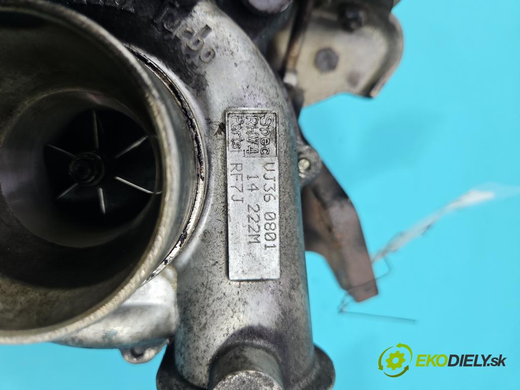 Mazda 6 II GH 2007-2012 2.0 citd 140 HP manual 103 kW 1998 cm3 5- turbodúchadlo, turbo VJ36 (Turbodúchadlo (kompletné))