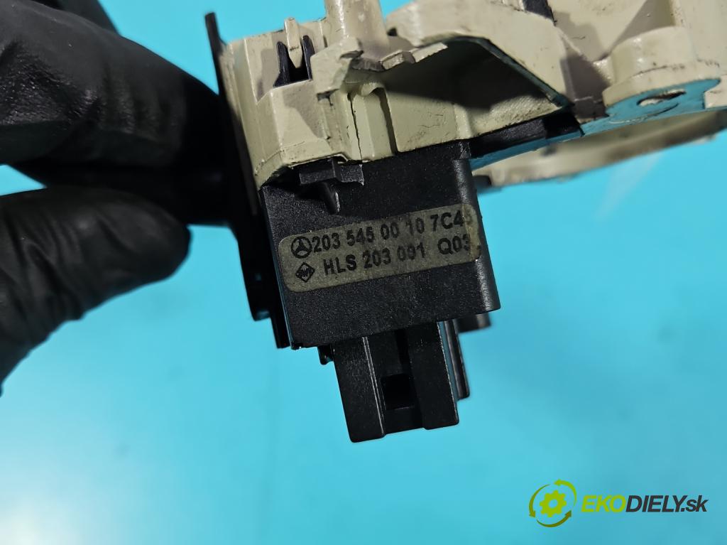 Mercedes C W203 2000-2007 2.2 CDI 116 HP manual 85 kW 2148 cm3 4- prepínač stieračov 2035450010 (Prepínacie páčky pod volantom)