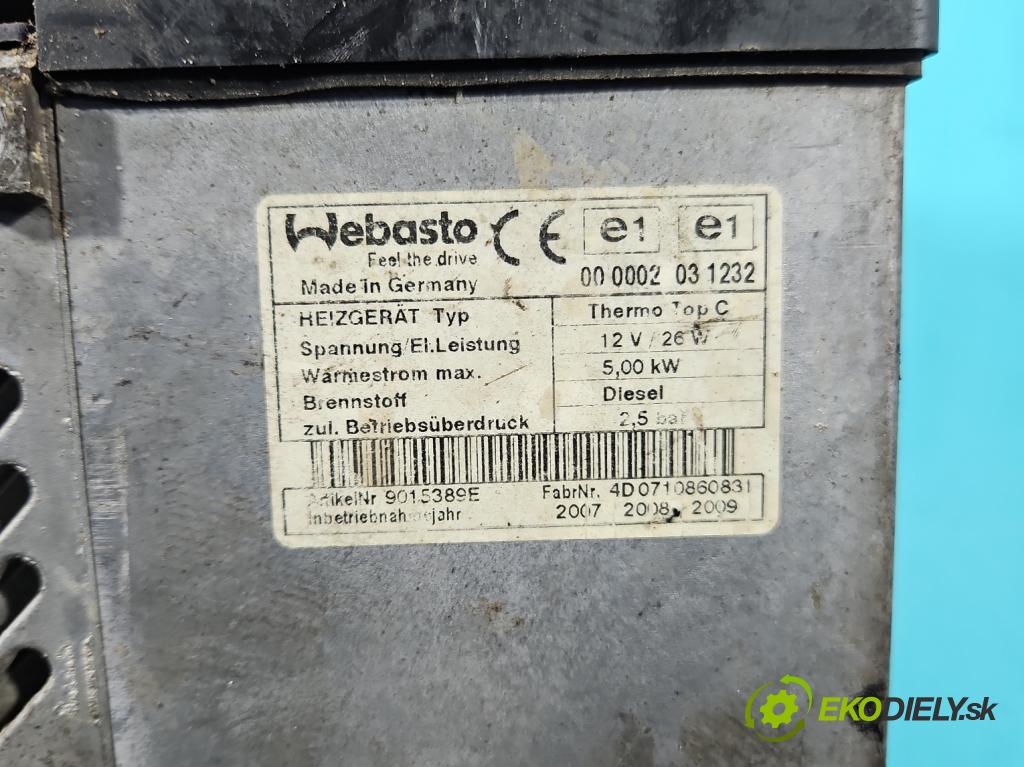 Mazda 6 II GH 2007-2012 2.0 citd 140 hp manual 103 kW 1998 cm3 5- Webasto 9006156B (Webasto (nezávislé topení))