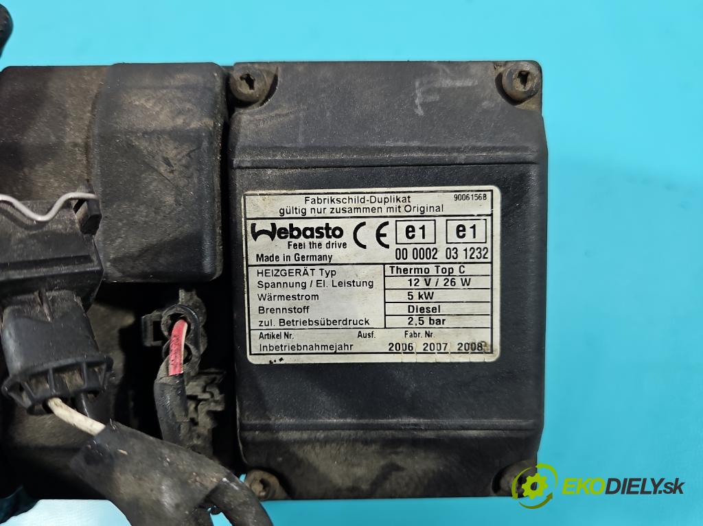 Mazda 6 II GH 2007-2012 2.0 citd 140 hp manual 103 kW 1998 cm3 5- Webasto 9006156B (Webasto (nezávislé topení))