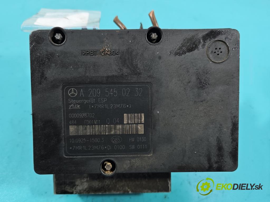 Mercedes C W203 2000-2007 2.2 CDI 116 HP manual 85 kW 2148 cm3 4- čerpadlo abs A2095450232 (Pumpa ABS)