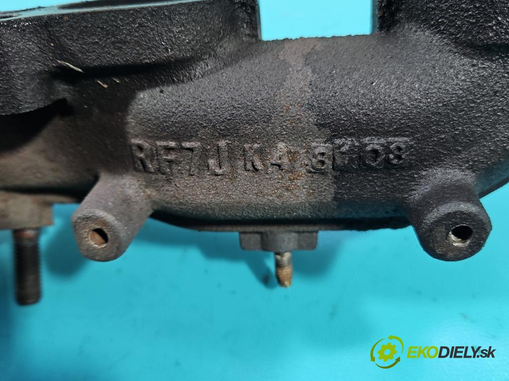 Mazda 6 II GH 2007-2012 2.0 citd 140 HP manual 103 kW 1998 cm3 5- zvod výfuk RF7J (Výfukové potrubie)