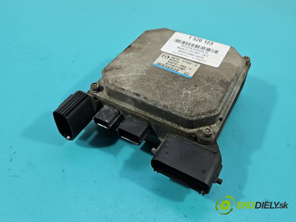 Mazda 6 II GH 2007-2012 2.0 citd 140 HP manual 103 kW 1998 cm3 5- riadiaca jednotka ostatné GS1D-67880-D