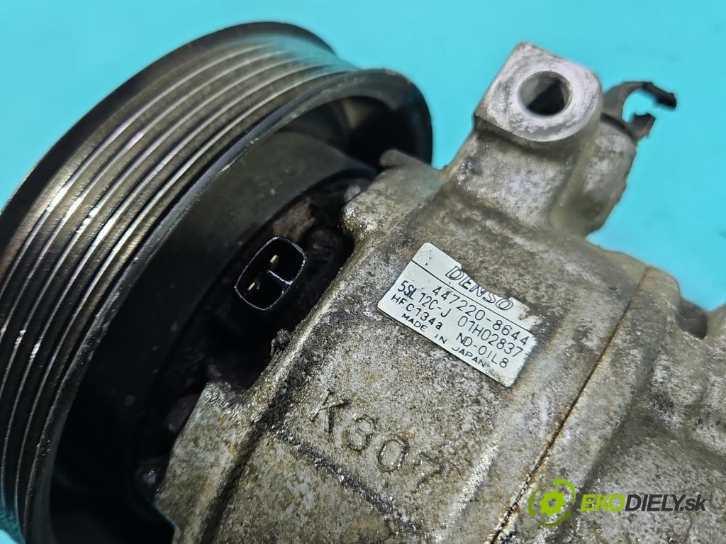 Alfa romeo 147 1.9 JTD 120 HP manual 88 kW 1910 cm3 3- Kompresor: klimatizácie 447220-8644 (Kompresor klimatizácie)