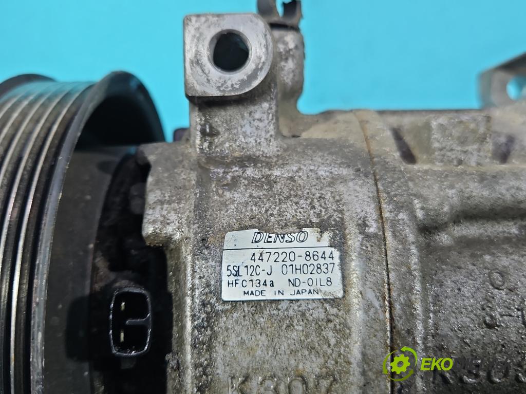 Alfa romeo 147 1.9 JTD 120 HP manual 88 kW 1910 cm3 3- Kompresor: klimatizácie 447220-8644 (Kompresor klimatizácie)