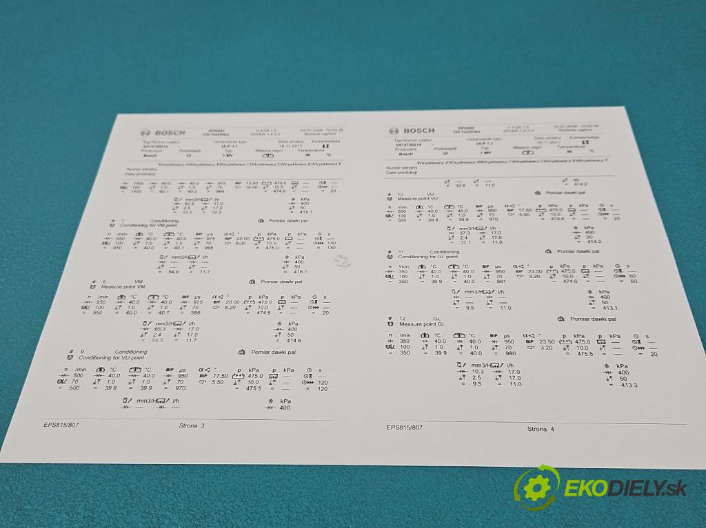 Vw Passat B5 1995-2005 1.9 tdi 131 HP manual 96 kW 1896 cm3 4- vstrekovacie čerpadlo 0414720214 (Vstrekovač paliva)
