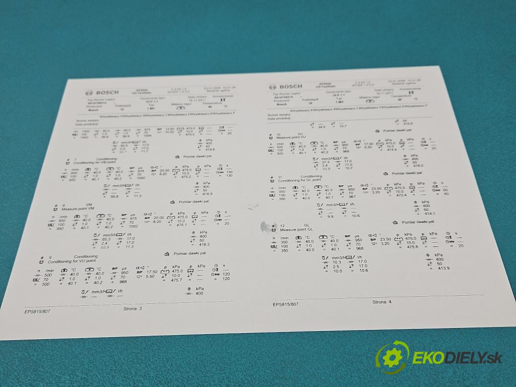 Vw Passat B5 1995-2005 1.9 tdi 131 HP manual 96 kW 1896 cm3 4- vstrekovacie čerpadlo 0414720214 (Vstrekovač paliva)