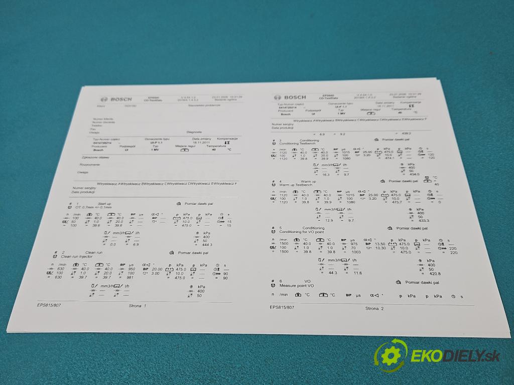 Vw Passat B5 1995-2005 1.9 tdi 131 HP manual 96 kW 1896 cm3 4- vstrekovacie čerpadlo 0414720214 (Vstrekovač paliva)