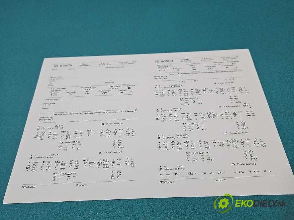 Vw Passat B5 1995-2005 1.9 tdi 131 HP manual 96 kW 1896 cm3 4- vstrekovacie čerpadlo 0414720214 (Vstrekovač paliva)