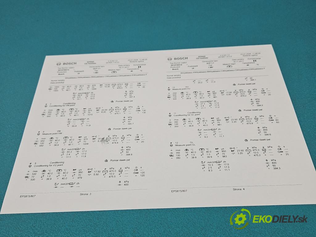 Vw Passat B5 1995-2005 1.9 tdi 131 HP manual 96 kW 1896 cm3 4- vstrekovacie čerpadlo 0414720214 (Vstrekovač paliva)