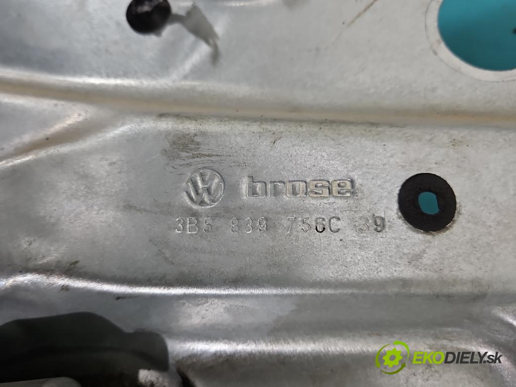 Vw Passat B5 1995-2005 1.9 tdi 131 HP manual 96 kW 1896 cm3 4- mechanizmus okna zadné pravý 3B5839756C