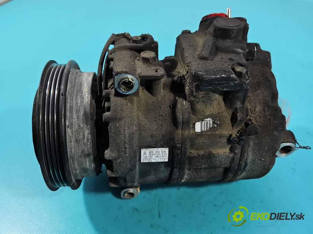 Vw Passat B5 1995-2005 1.9 tdi 131 HP manual 96 kW 1896 cm3 4- Kompresor: klimatizácie 8D0260808 (Kompresor klimatizácie)