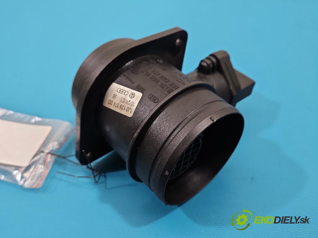Audi A3 8L 1996-2003 1.9 TDI 101 HP automatic 74 kW 1896 cm3 5- průtokoměr: 0281002531 (Váha vzduchu)
