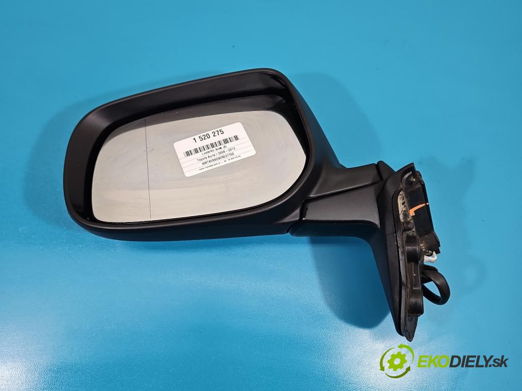 Toyota Auris I 2006-2013 1.6 VVTI 124hp manual 91 kW 1598 cm3 5- zrkadlo ľavé  (Kľučka dverí ostatné)