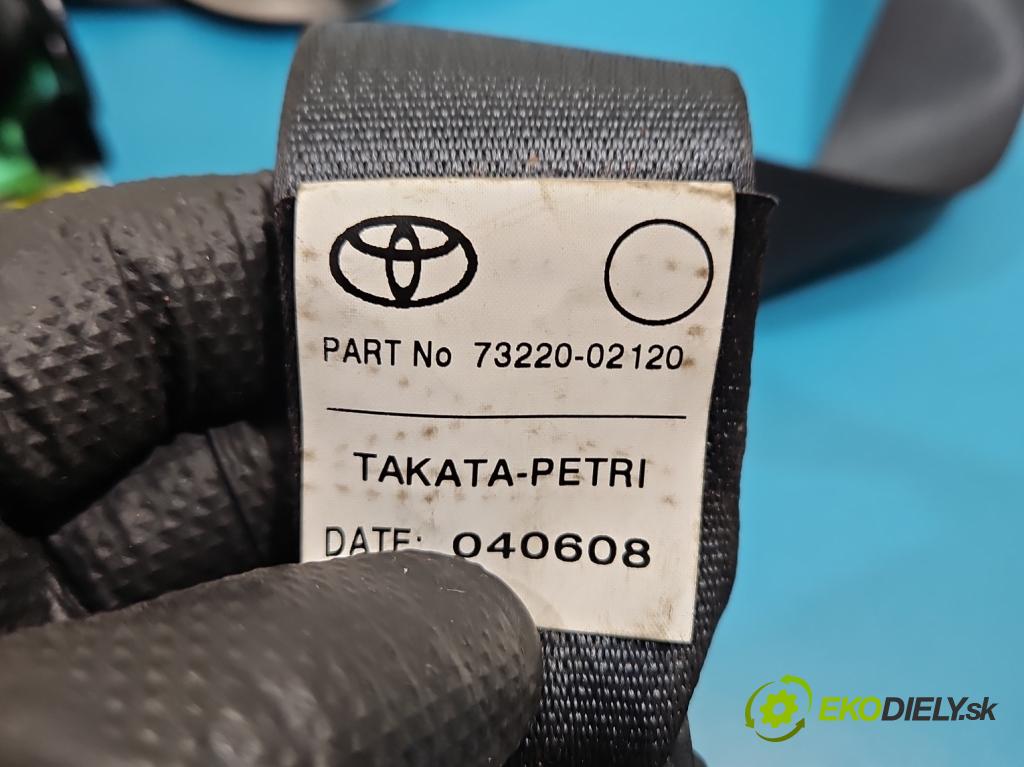Toyota Auris I 2006-2013 1.6 VVTI 124hp manual 91 kW 1598 cm3 5- pas bezpečnosť: predné ľavý 73220-02120