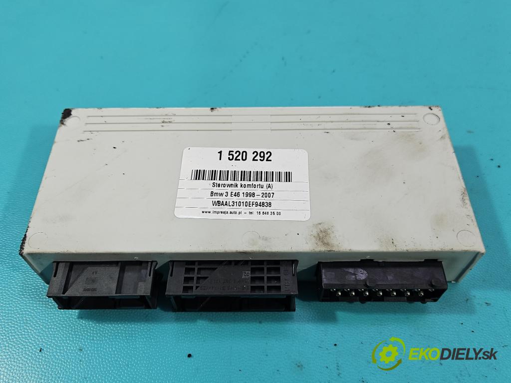 Bmw 3 E46 1998-2007 1.9b: 118 HP automatic 87 kW 1895 cm3 4- riadiaca jednotka komfortu 4533591