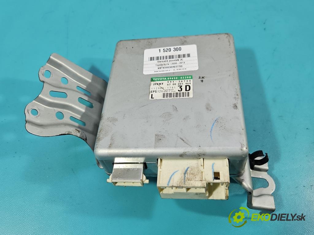Toyota Auris I 2006-2013 1.6 VVTI 124hp manual 91 kW 1598 cm3 5- riadiaca jednotka ostatné 89650-02390