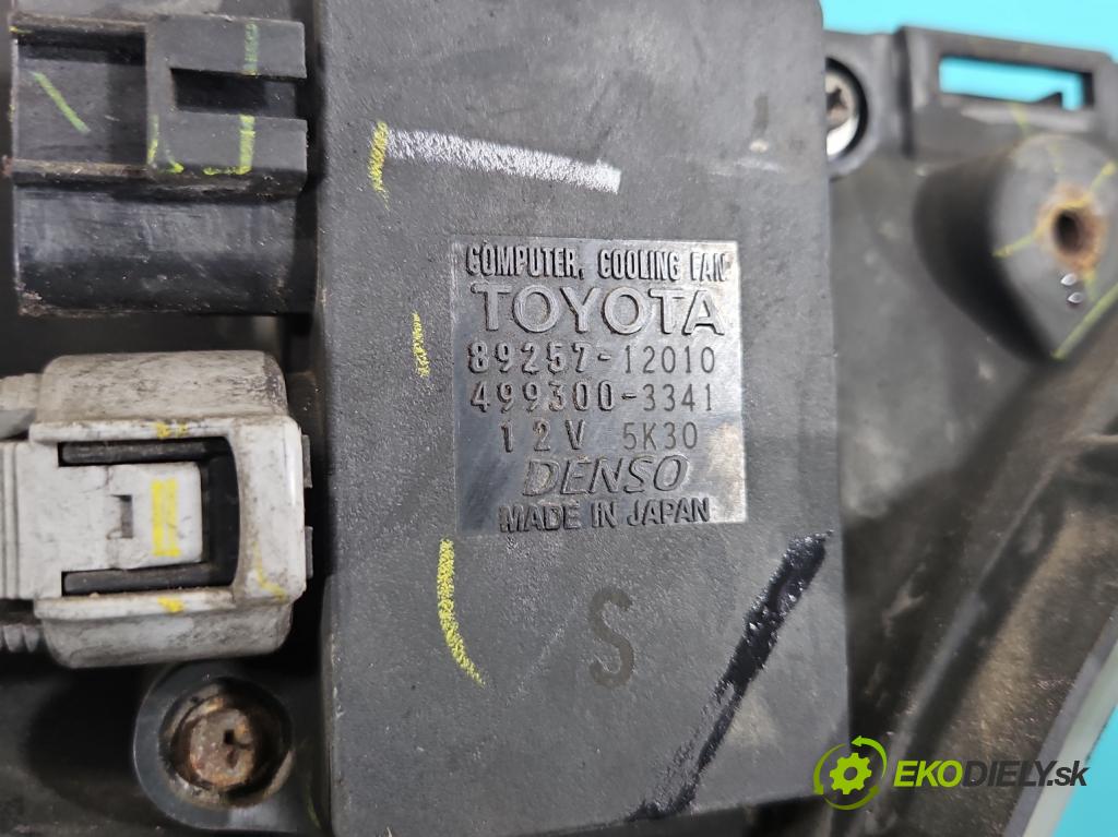 Toyota Auris I 2006-2013 1.6 VVTI 124hp manual 91 kW 1598 cm3 5- Ventilátor chladiča 168000-8470