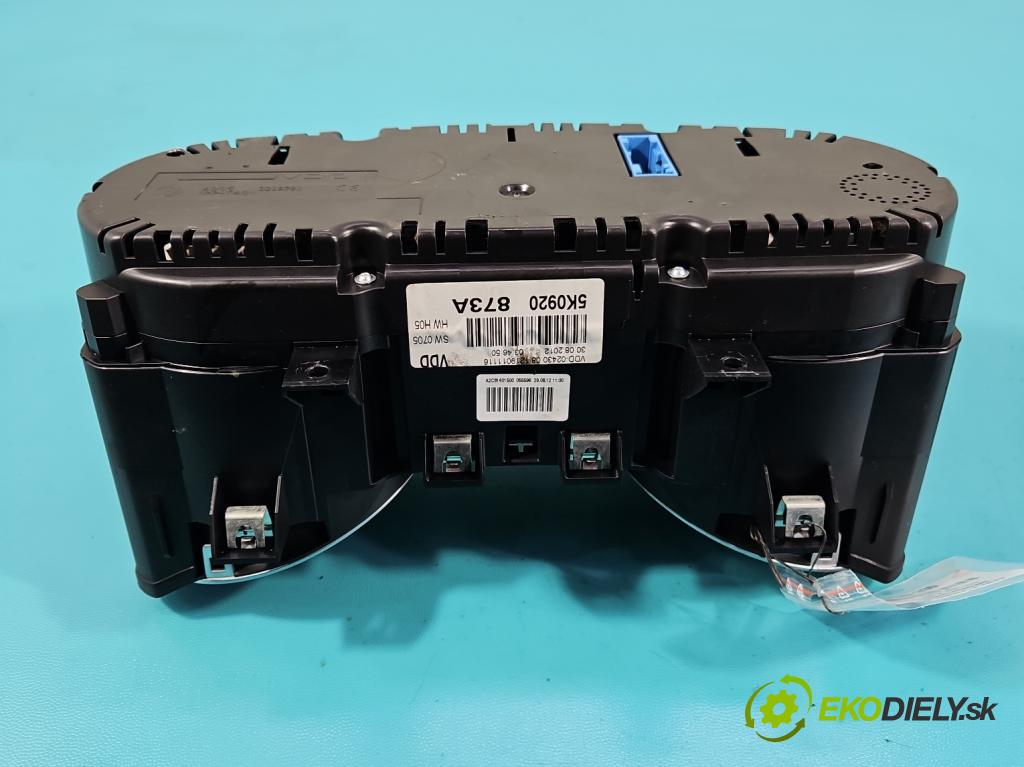 Vw Golf VI 2008-2013 1.6 TDI 90 HP manual 66 kW 1598 cm3 5- prístrojovka/ budíky 5K0920873A (Prístrojová doska)