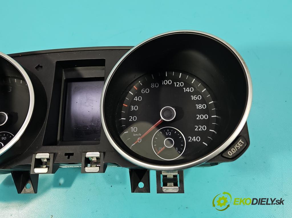 Vw Golf VI 2008-2013 1.6 TDI 90 HP manual 66 kW 1598 cm3 5- prístrojovka/ budíky 5K0920873A (Prístrojová doska)