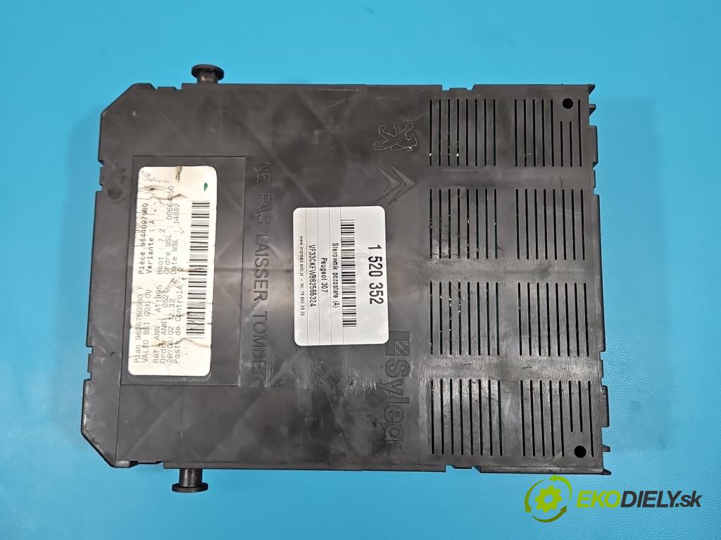 Peugeot 307 1.4 8V 75 HP manual 55 kW 1360 cm3 5- riadiaca jednotka ostatné 9636760580