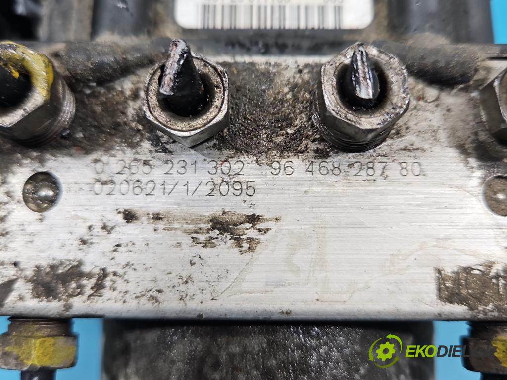 Peugeot 307 1.4 8V 75 HP manual 55 kW 1360 cm3 5- čerpadlo abs 0265800390 (Pumpa ABS)