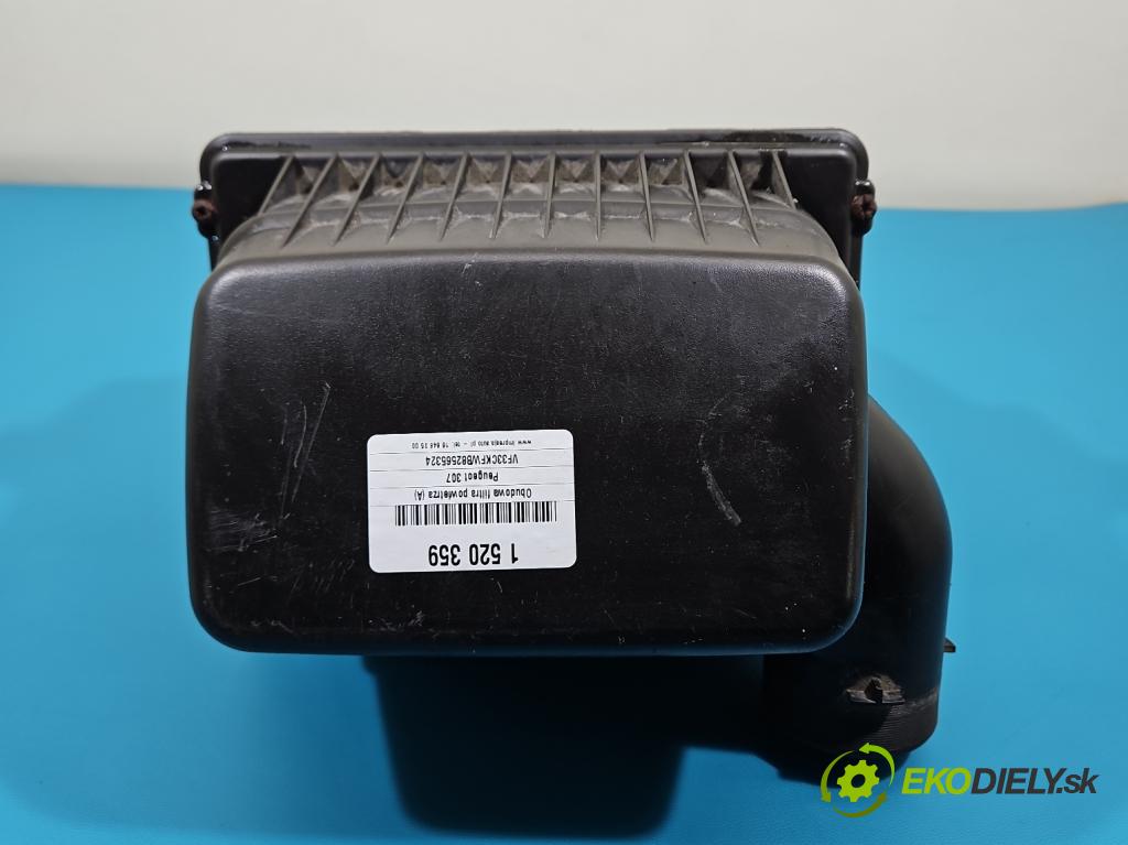 Peugeot 307 1.4 8V 75 HP manual 55 kW 1360 cm3 5- obal filtra vzduchu 9635628980 (Obal vzduchového filtra)