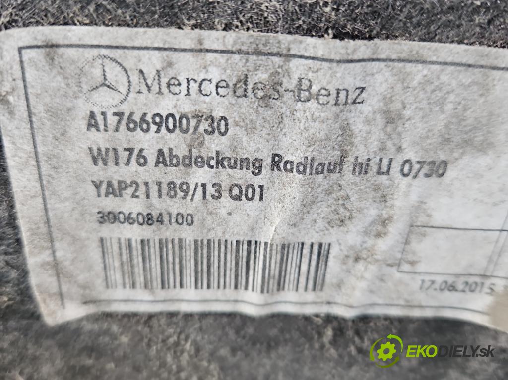 Mercedes A W176 2012-2018 1.5 CDI 109 hp manual 80 kW 1461 cm3 5- blatník: zadní levé A1766900730