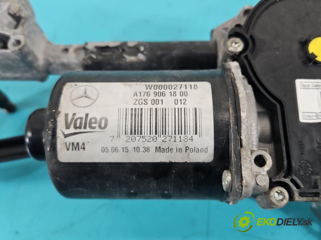 Mercedes A W176 2012-2018 1.5 CDI 109 hp manual 80 kW 1461 cm3 5- mechanismus stěračů A1769061800