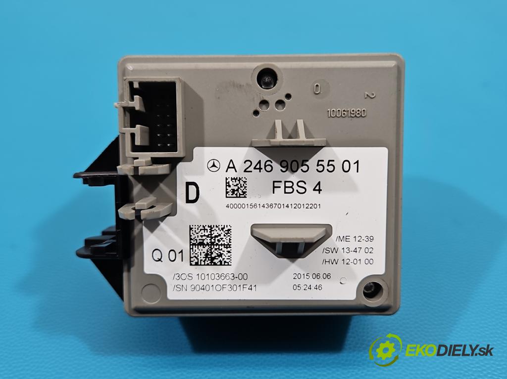 Mercedes A W176 2012-2018 1.5 CDI 109 HP manual 80 kW 1461 cm3 5- Spínačka A2469055501 (Spínacia skrinka)