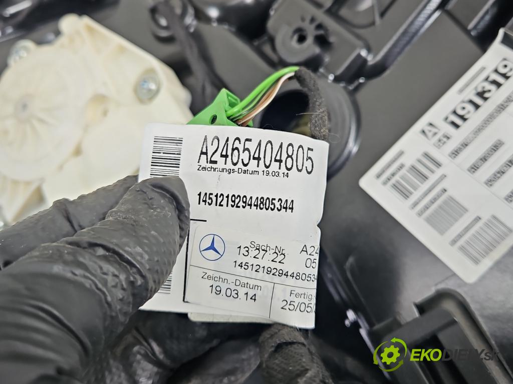 Mercedes A W176 2012-2018 1.5 CDI 109 hp manual 80 kW 1461 cm3 5- mechanismus stahování přední levý A2465404805