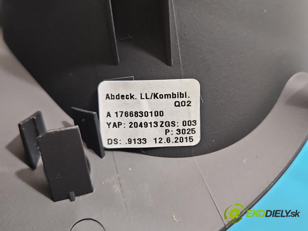 Mercedes A W176 2012-2018 1.5 CDI 109 hp manual 80 kW 1461 cm3 5- obal čelit: A1766830100