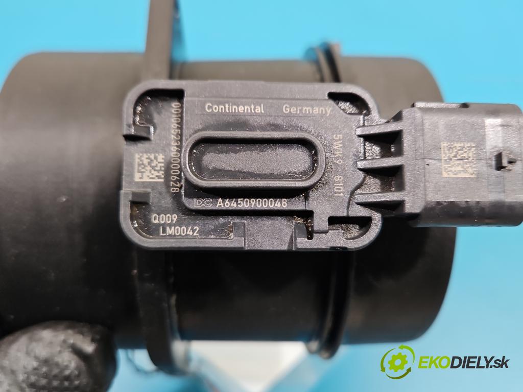 Mercedes A W176 2012-2018 1.5 CDI 109 HP manual 80 kW 1461 cm3 5- průtokoměr: A2C53402300 (Váha vzduchu)