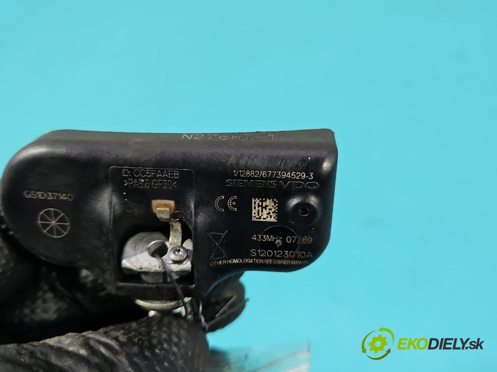 Mazda 6 II GH 2007-2012 2.0 citd 140 HP manual 103 kW 1998 cm3 5- snímač tlak: pneumatika S120123010A (Snímač tlaku v pneumatike)