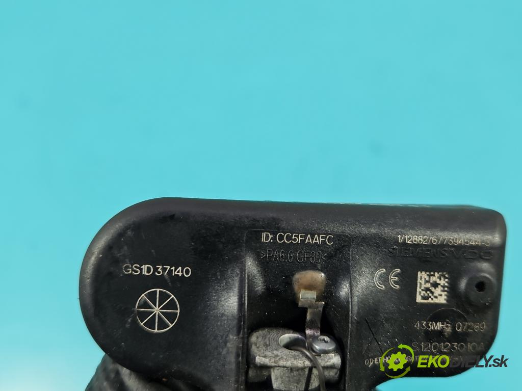 Mazda 6 II GH 2007-2012 2.0 citd 140 HP manual 103 kW 1998 cm3 5- snímač tlak: pneumatika S120123010A (Snímač tlaku v pneumatike)