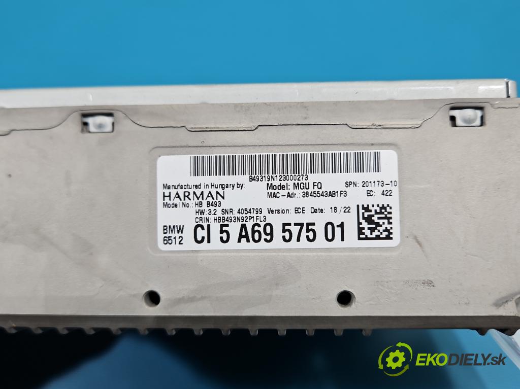 Bmw iX3 G08 0.0 elektrický: 286 HP automatic 210 kW 5- Radio originál 5A69575