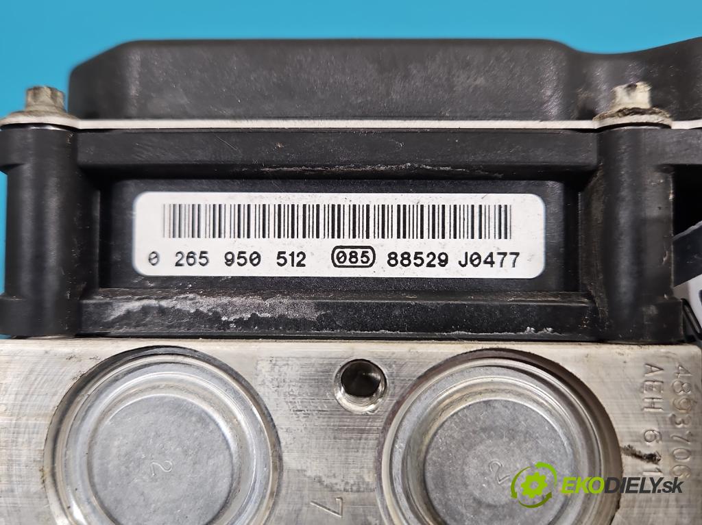 Toyota Auris I 2006-2013 1.6 VVTI 124hp manual 91 kW 1598 cm3 5- čerpadlo abs 0265950512 (Pumpa ABS)