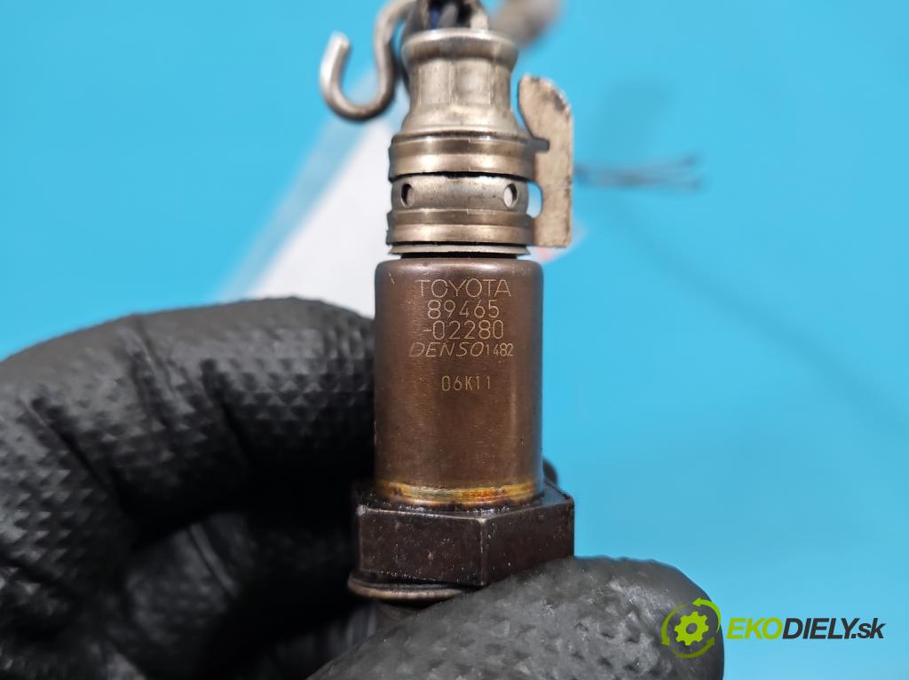 Toyota Auris I 2006-2013 1.6 VVTI 124hp manual 91 kW 1598 cm3 5- Sonda lambda 89465-02280 (Lambda sonda)