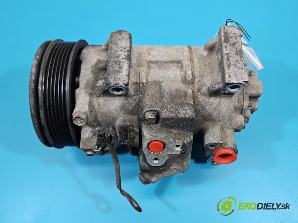 Toyota Auris I 2006-2013 1.6 VVTI 124 hp manual 91 kW 1598 cm3 5- Kompresor: klíma 447260-1494 (Kompresor klimatizace)