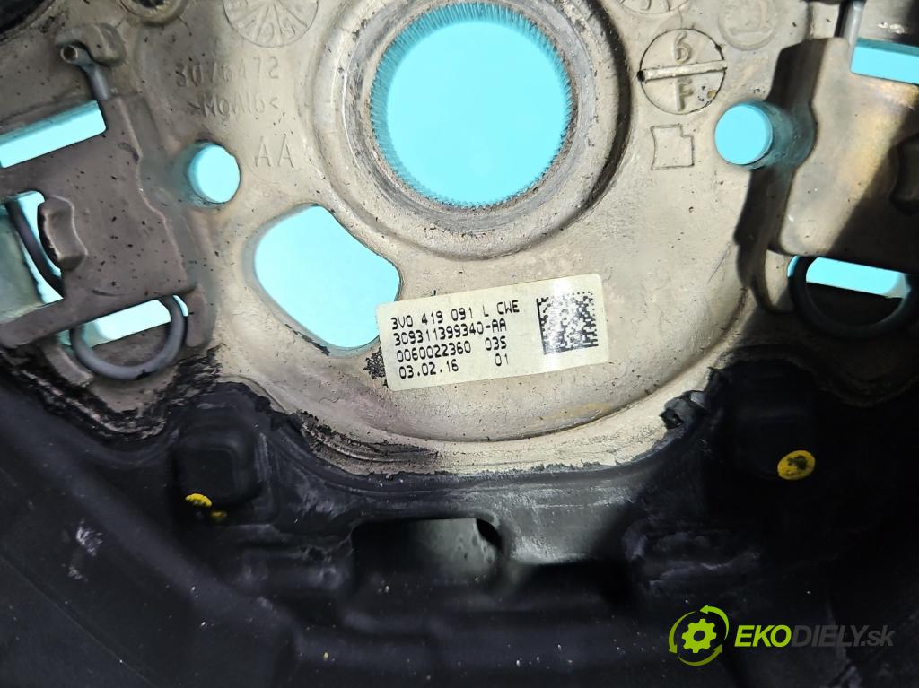 Skoda Octavia III 2013- 1.6 tdi 110 HP manual 81 kW 1598 cm3 5- volant 3V0419091L (Volant)